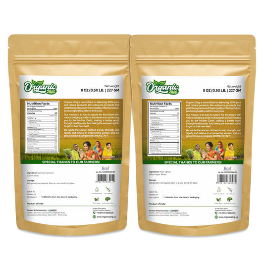 Black Pepper Whole (227gm) + Cumin Seed (227gm)