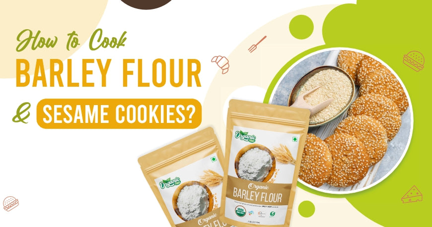 Easy Barley and Sesame Cookie Recipe at home