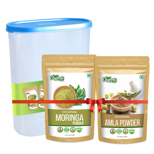 Moringa Powder (227gm) + Amla Powder (227gm)
