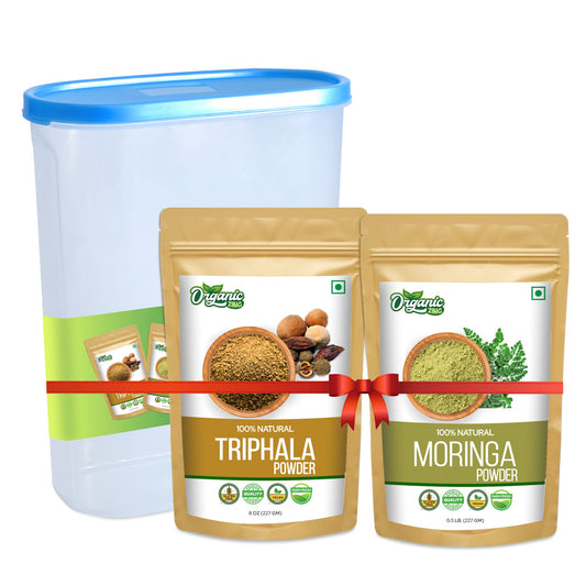 Triphala Powder (227gm) + Moringa Powder (227gm)