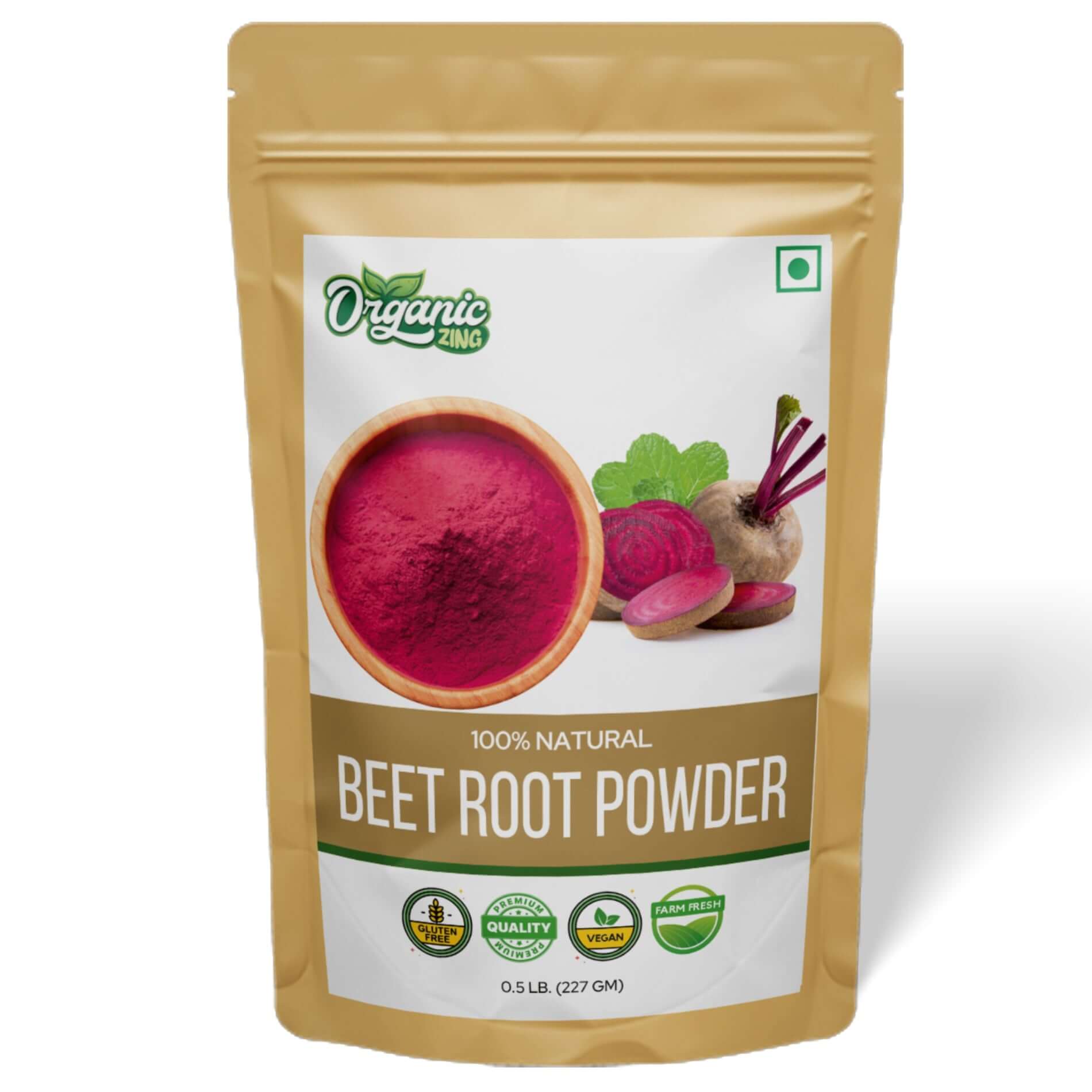 Beetroot powder for skin