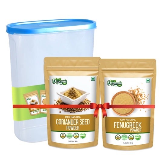 Coriander Powder (454gm) + Fenugreek Powder (453gm)