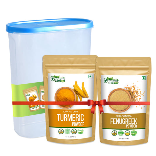 Turmeric Powder (227gm) + Fenugreek Powder (227gm)