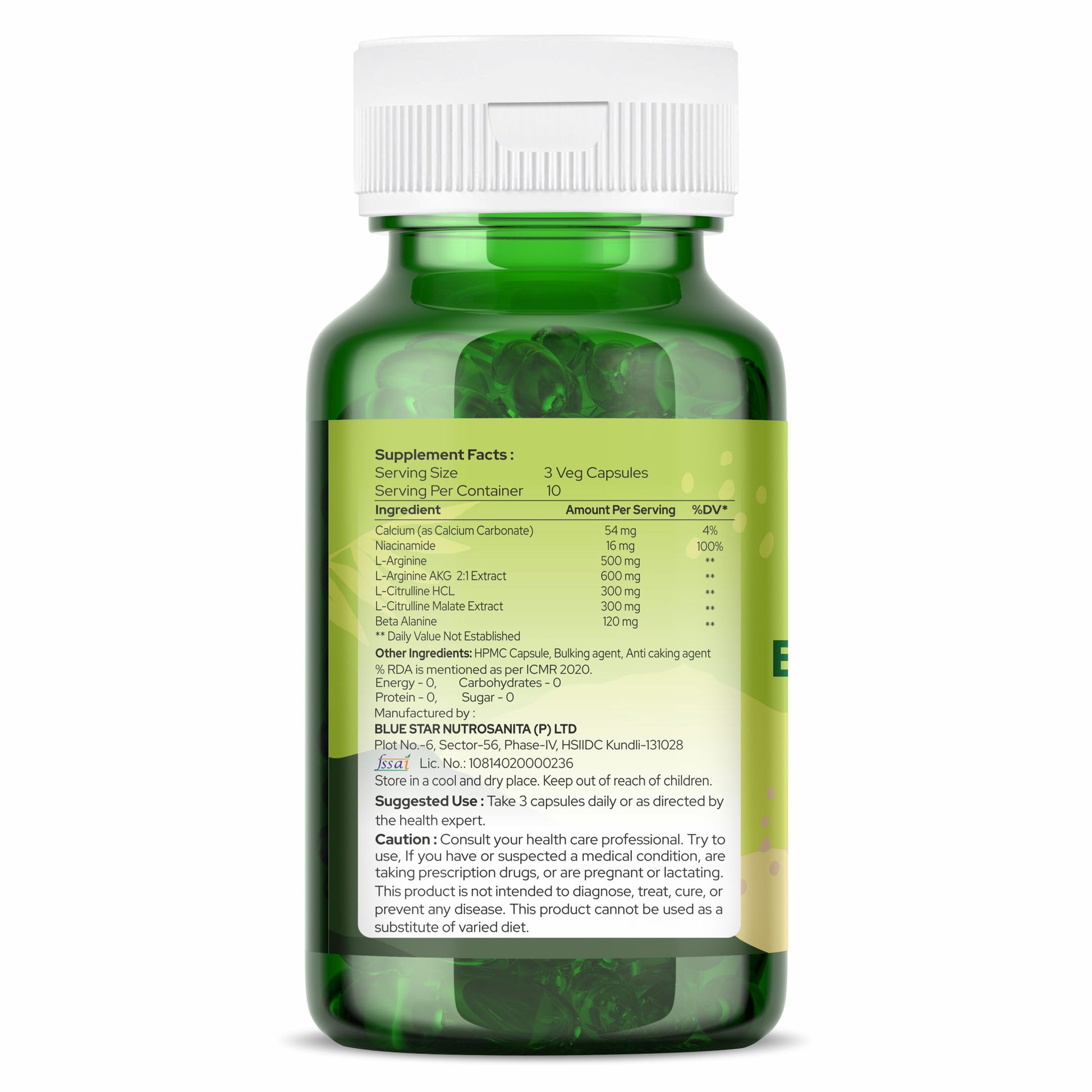 Nitric oxide erection