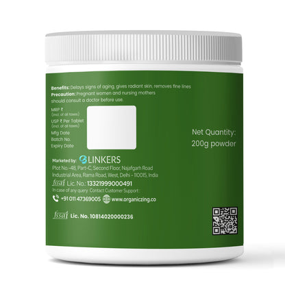 Organic Zing Plant Based Collagen Powder