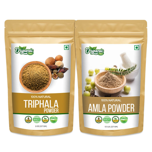 Triphala Powder (227gm) + Amla Powder (227gm)