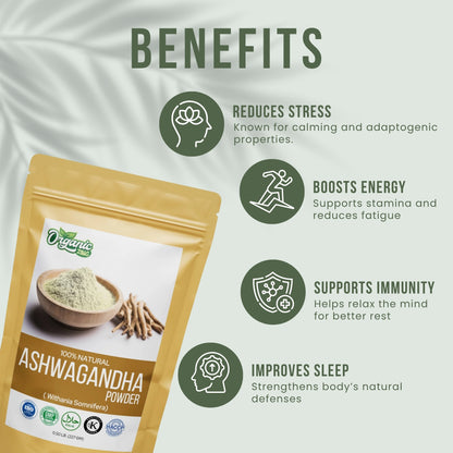 Organic Ashwagandha Powder Uses in Hindi