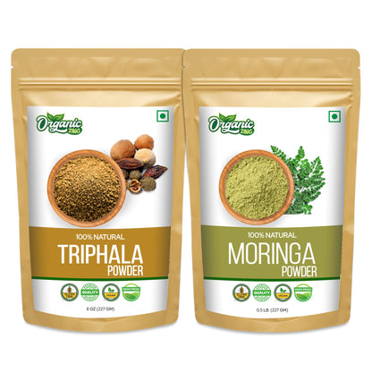 Triphala Powder (227gm) + Moringa Powder (227gm)
