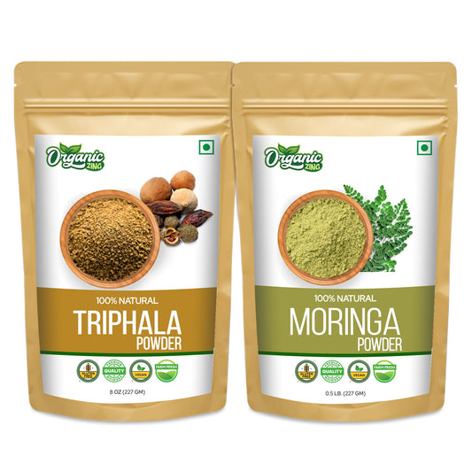 Triphala Powder (227gm) + Moringa Powder (227gm)