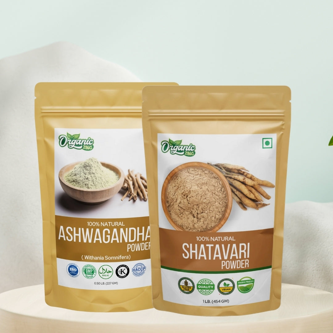 Can I take Ashwagandha and Shatavari together with milk