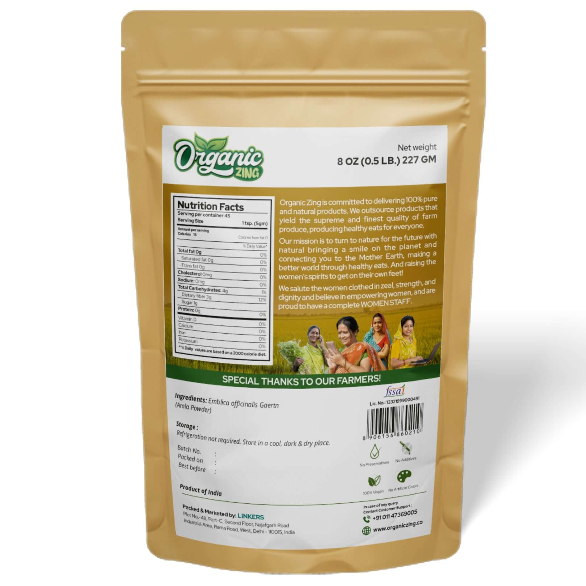 Organic Amla powder for digestion and detox