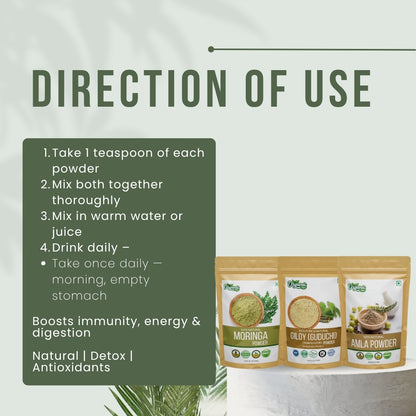 How to consume moringa powder