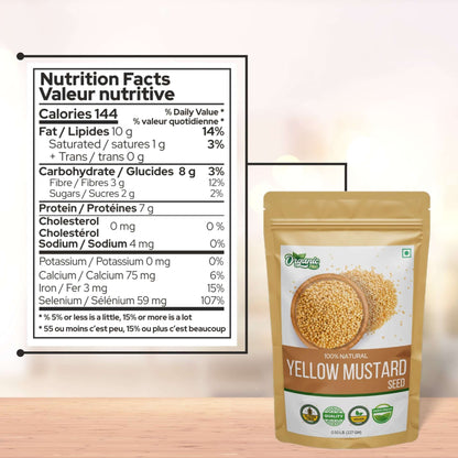 yellow mustard seeds Nutrition
