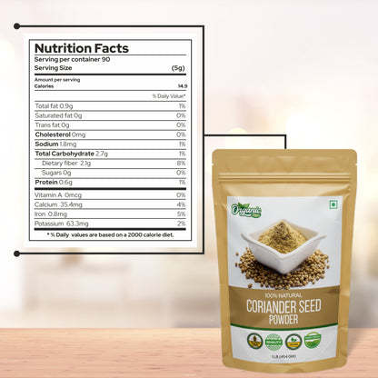 Organic Zing Coriander Powder