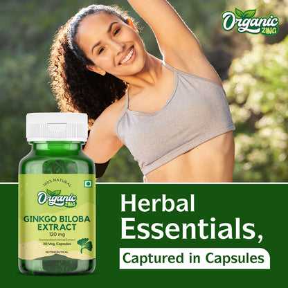 Ginkgo Biloba Extract 120mg - 30 Capsules