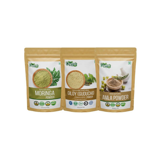 Moringa and Amla powder together