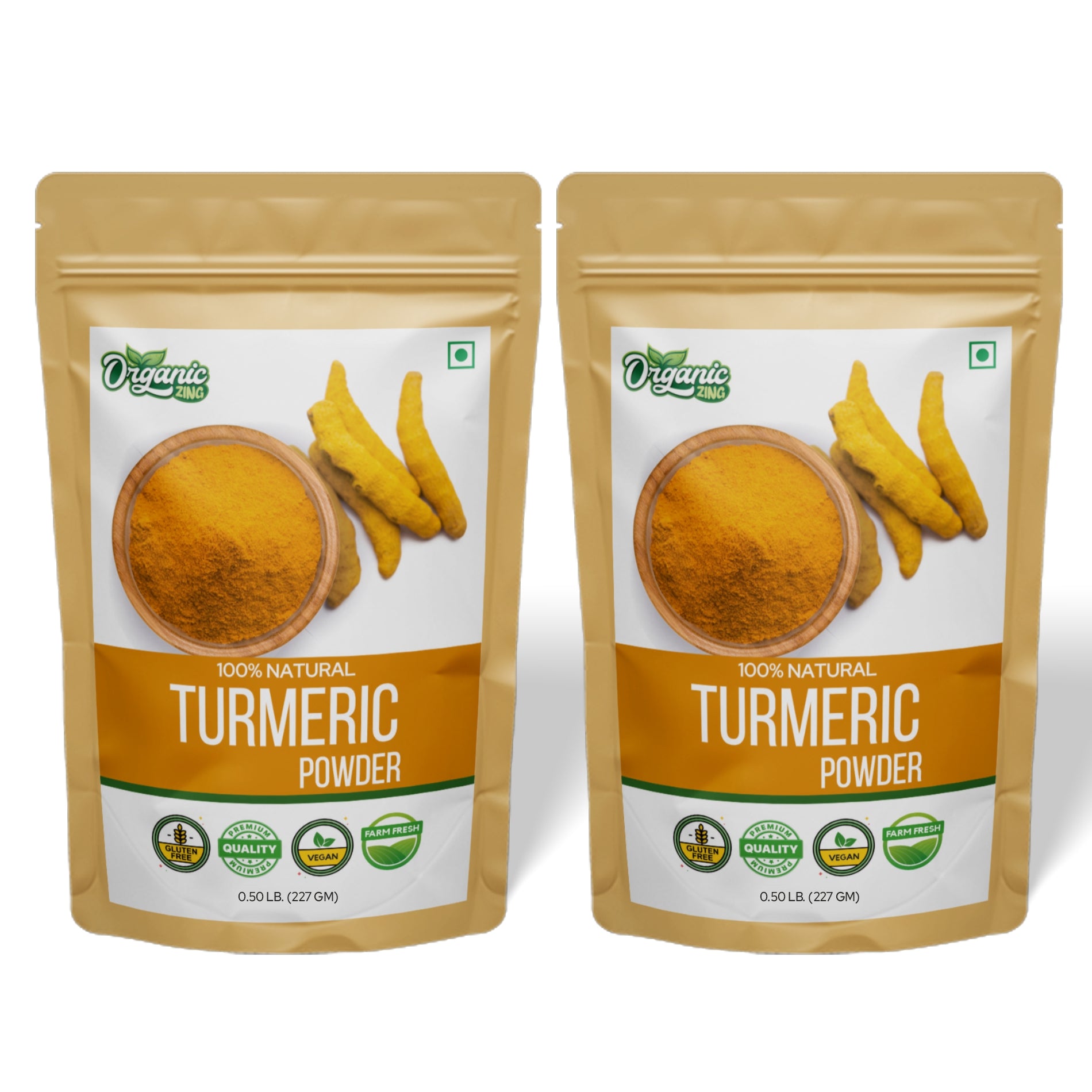 Organic Turmeric Powder pack of 2