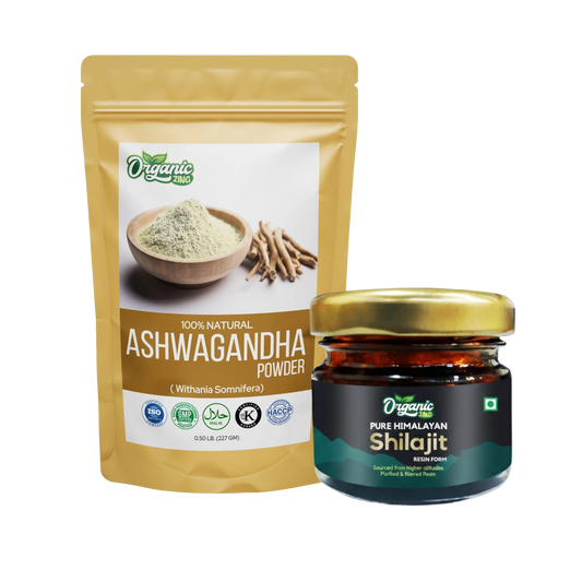 Shilajit Resin & Ashwagandha Powder Combo