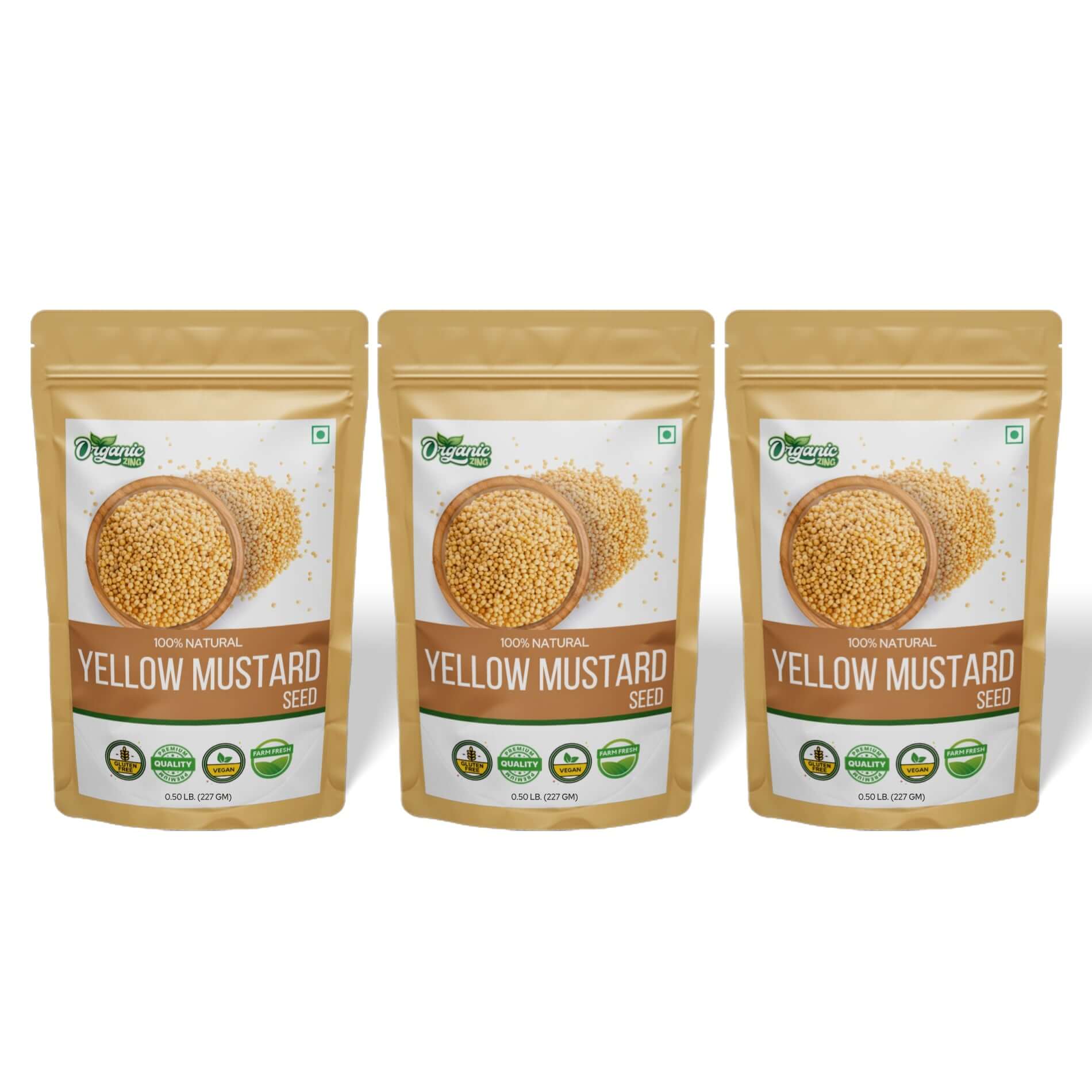 yellow mustard seeds